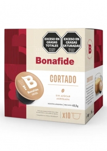 Bonafide Cápsulas de Café Cortado Compatibles Dolce Gusto x10 unidades