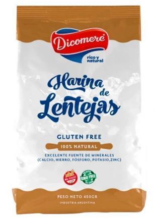 Dicomere Harina de Lentejas Sin TACC 450 gr