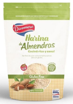 Dicomere Harina de Almendras Sin TACC 200 gr