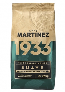 Café Martinez Tostado Molido Suave 260 gr