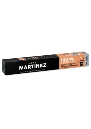 Café Martinez Cápsulas Avellana Compatibles Nespresso x10 unidades