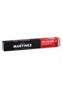 Café Martinez Cápsulas Tipo Italiano Compatibles Nespresso x10 unidades