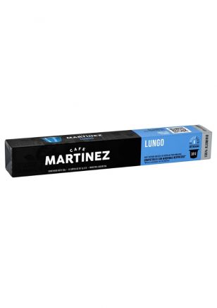 Café Martinez Cápsulas Lungo Compatibles Nespresso x10 unidades