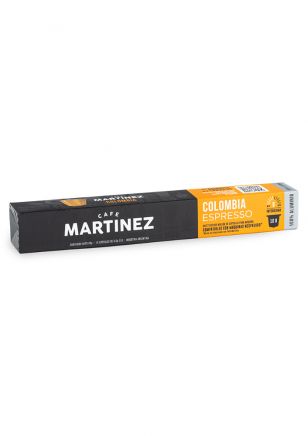 Café Martinez Cápsulas Colombia Compatibles Nespresso x10 unidades