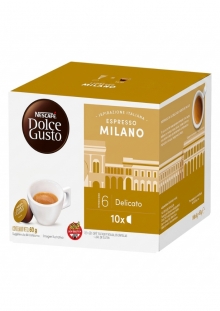 Nescafé Dolce Gusto Cápsulas de Café Espresso Milano x10 unidades