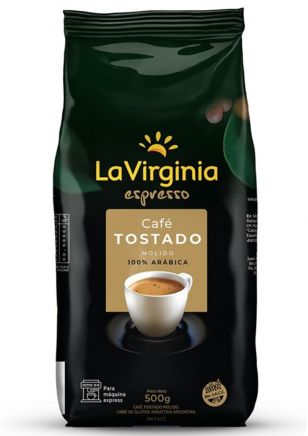 La Virginia Café Tostado Molido Espresso 500 gr