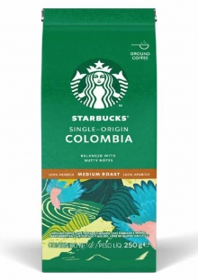 Starbucks Colombia Café Tostado y Molido 250 gr