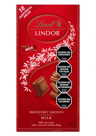 Lindt Lindor Tableta Milk Chocolate 100 gr