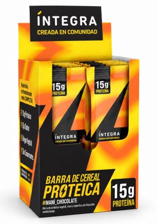 Integra Barra Proteica Maní con Chocolate x10 unidades