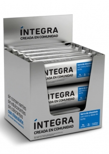 Integra Barra de Chocolate con Coco y Dulce de Leche x12 unidades