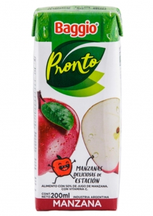 Baggio Pronto Manzana 200 ml