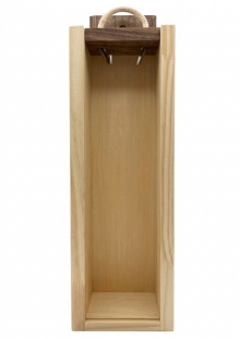 Caja de Madera vacía para 1 Vino