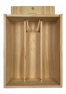 Caja de Madera vacía para 3 Vinos
