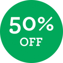 50% OFF