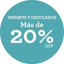 Whiskys y destilados con descuento